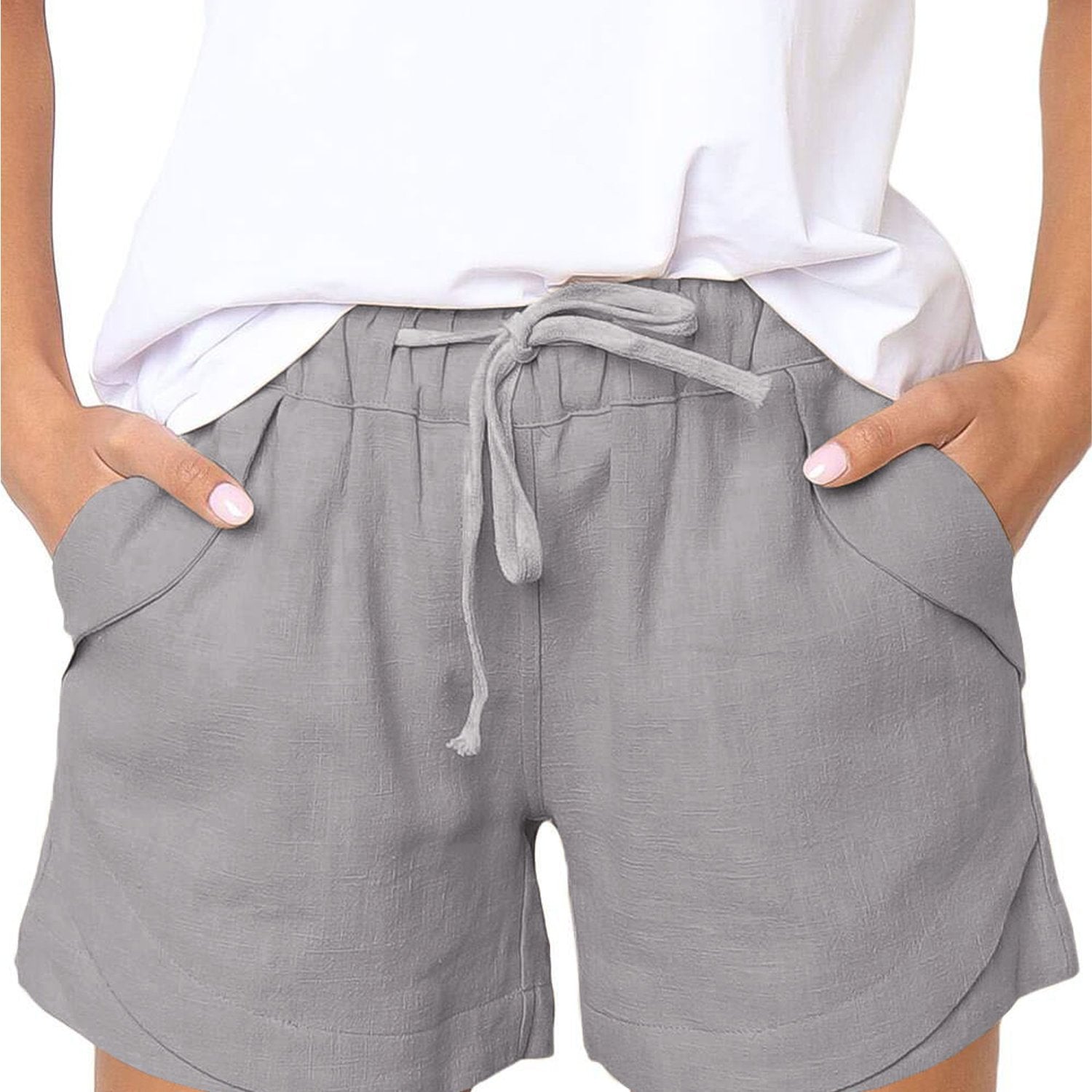 Women's Casual Loose Summer Elastic Waist Shorts