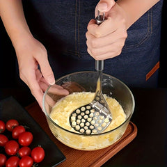 2pcs Stainless Steel Potato Fruit Press Manual Food Processing Tools