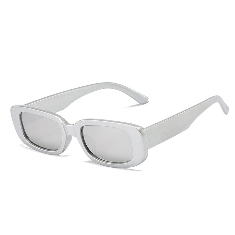 Vintage Men's Small Frame Glasses Silver