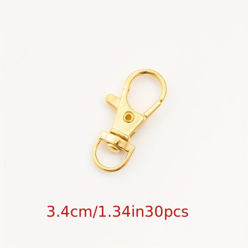 30pcs 3 3 Keychain Buckle Metal Buckle for Backpack Bag Hanging
