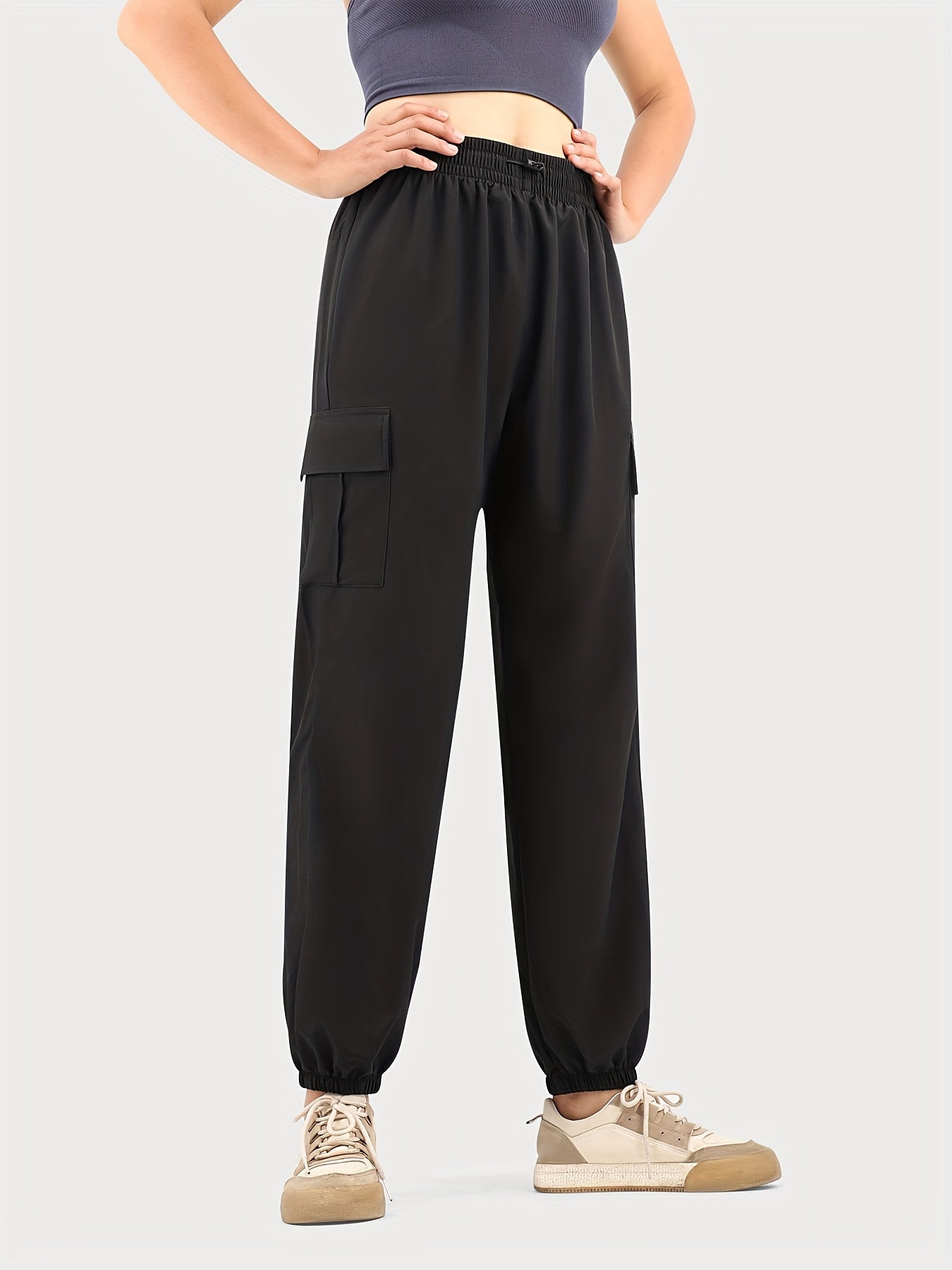 Women's Lightweight Quick Drying Jogging Pants with Pockets