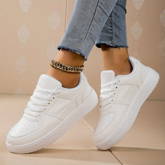 Solid Flat Sports Sneakers Slip resistant Leisure Outdoor Sport Shoes