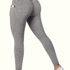Pilates Yoga Leggings High Elastic Hip Lifting Fitness Running Sports Pants