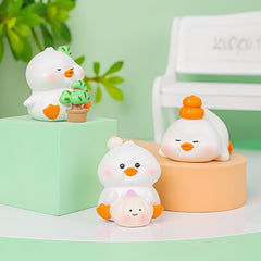 Mini Duck Resin Ornament Home Car Christmas Gift