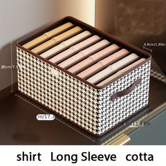 Houndstooth Storage Box Lightweight Dustproof Organizer