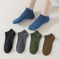 10 Pairs Solid Ankle Socks Soft Lightweight All Match Women's Stockings