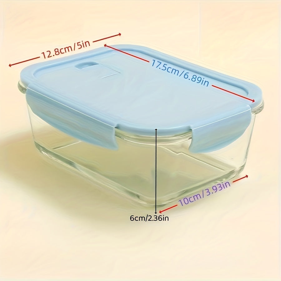 Glass Lunch Box With Lid Bento Box Fresh keeping Box For Office Worker Student