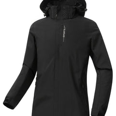 Women's Outdoor Sports Jacket Waterproof Hooded Hiking Mountaineering