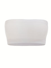 Seamless Strapless Bandeau Bra Soft Stretch Lingerie
