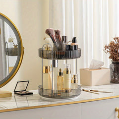 360 Rotating Makeup Organizer for Vanity Clear Storage