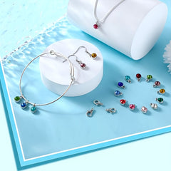 200pcs Birthstone Charm Beads Set for DIY Jewelry Making