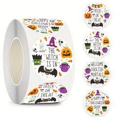 500pc Halloween Animals Thank You Self-Adhesive Stickers
