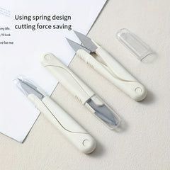Portable U Shaped Scissor With Cover Embroidery Sewing Scissor