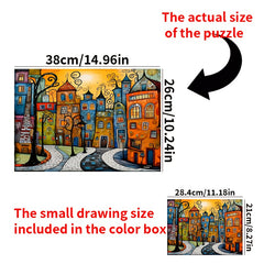 Fantasy World Puzzle 1000pcs Wildflowers and Books High Difficulty