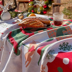Christmas Decoration Tassel Blanket Multifunctional Picnic Tapestry Carpet