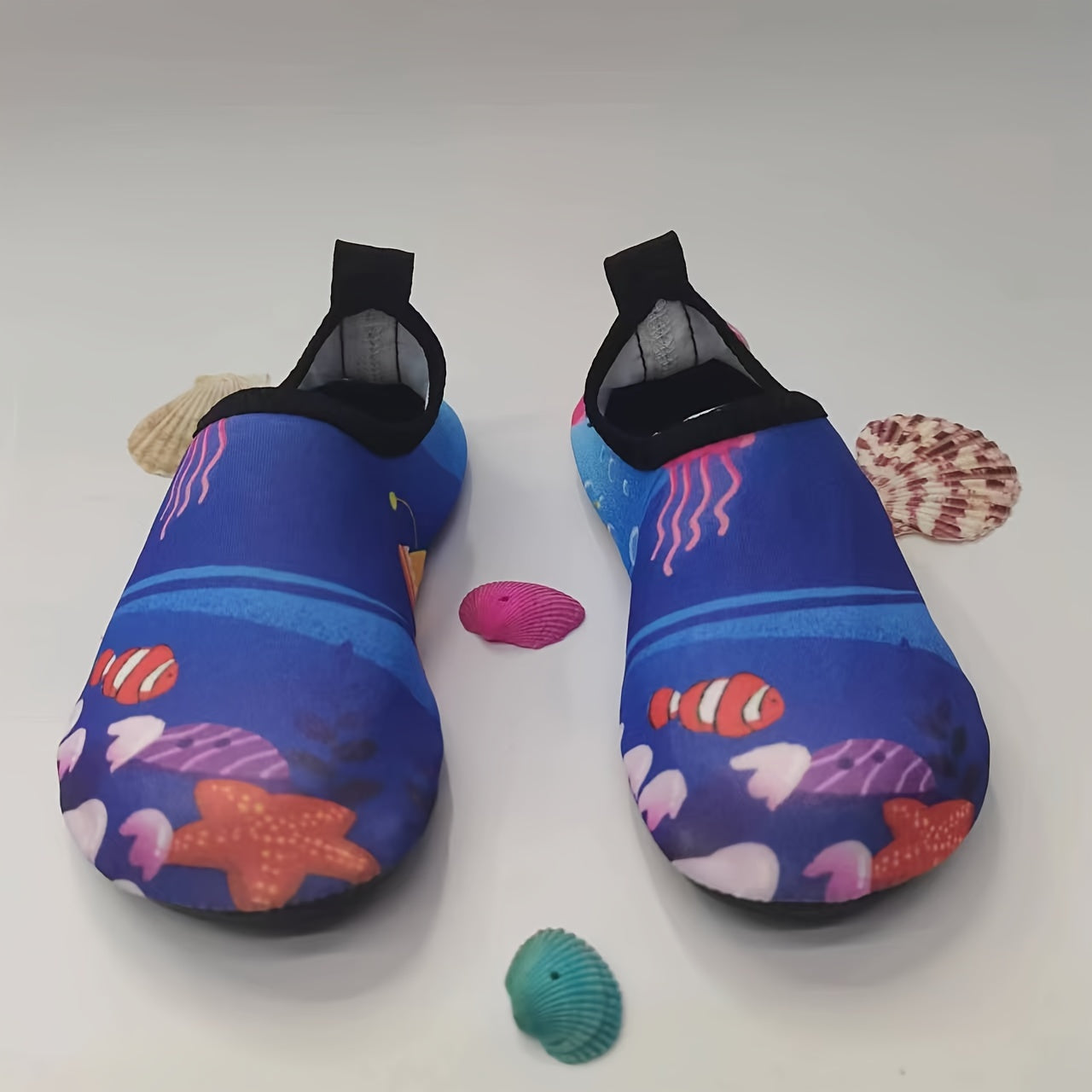 Cartoon Print Unisex Water Park Shoes Quick Drying Soft Soled