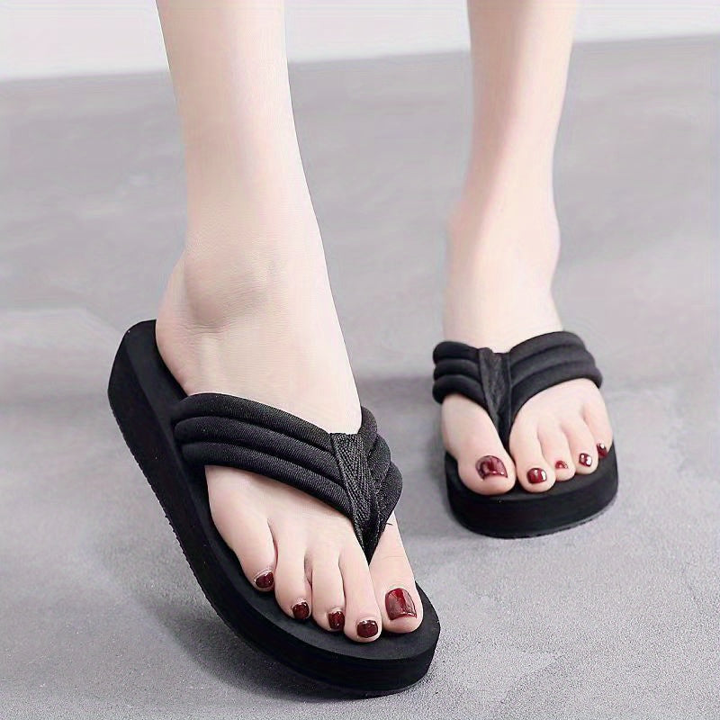Women's Minimalist Flat Flip Flops Lightweight Non Slip Thong Beach Slides