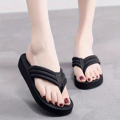 Women's Minimalist Flat Flip Flops Lightweight Non Slip Thong Beach Slides