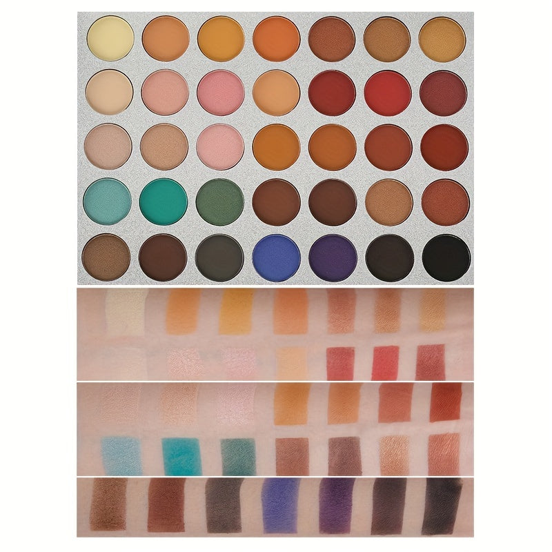 35 Shades Eyeshadow Palette Highly Pigmented Waterproof Makeup