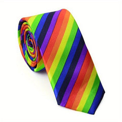 Men's Plaid Striped Casual Necktie