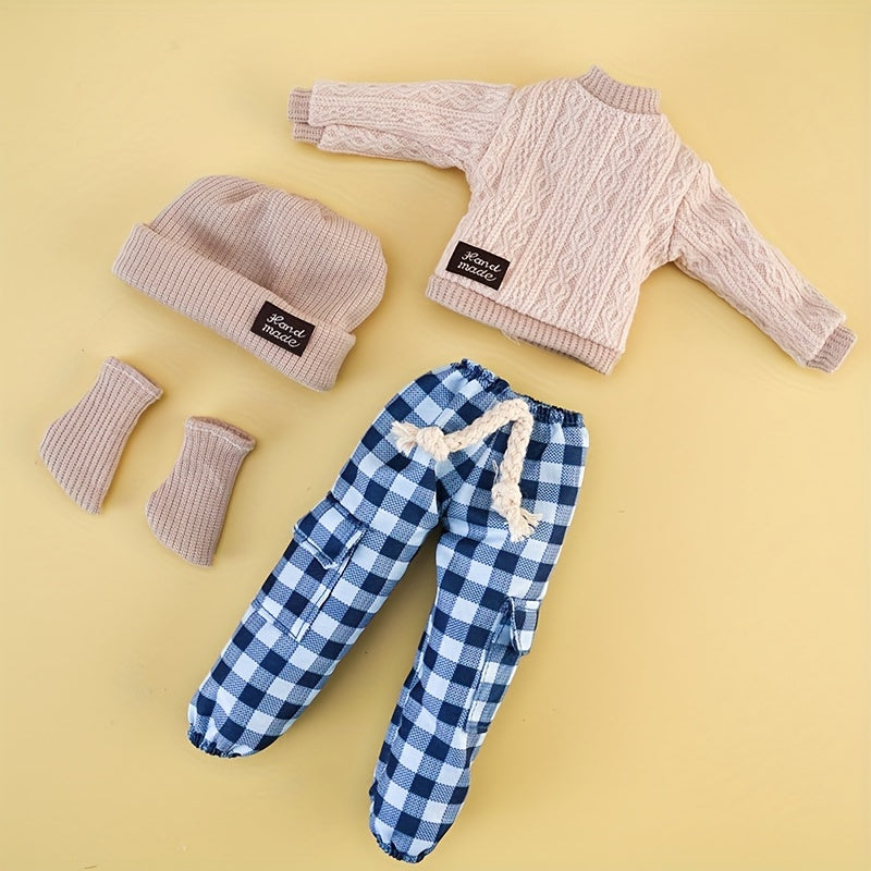 5pcs Doll Sweater Clothing Set for 12 Inch Dolls