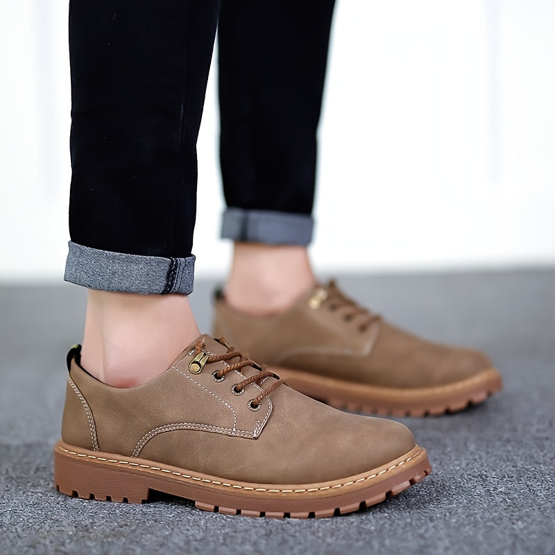 Men's Wear-resistant Lace-up Casual Shoes