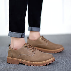 Men's Wear-resistant Lace-up Casual Shoes