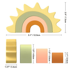 Non Toxic Silicone Stacking Toy for Infants