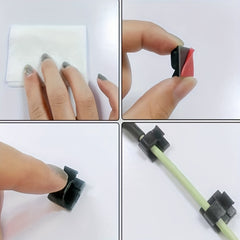 10pcs Wire Organizer for Appliance Cords - Self-adhesive Cable Management Holder