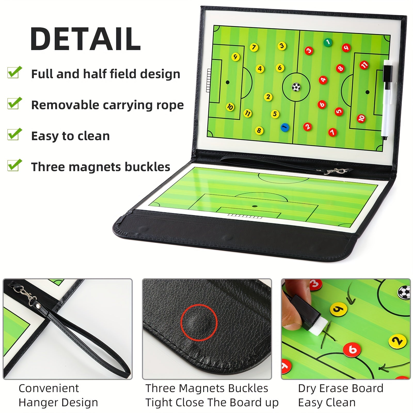 Soccer Coaching Board Magnetic Strategy Board
