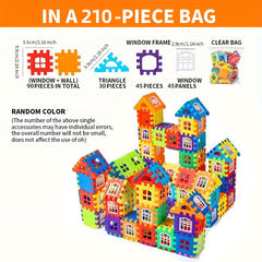 210pcs Building Block Set for Boys & Girls Castle & Street Scene