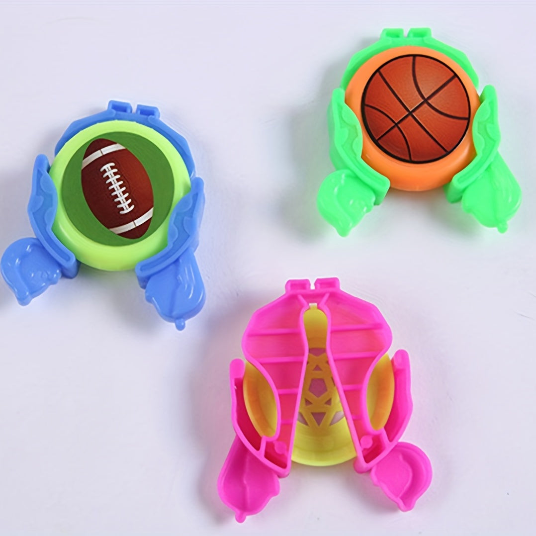 3pcs Football Flying Saucer Toy Mini Interactive Fidget Toy