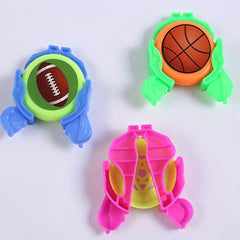 3pcs Football Flying Saucer Toy Mini Interactive Fidget Toy