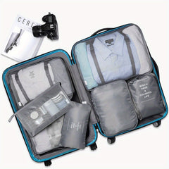 8pcs Lightweight Handheld Packing Cubes Clothing Underwear Shoes Storage Bag