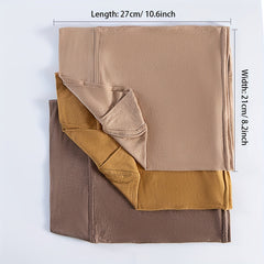 Solid Color Soft Turban Inner Cap for Under Hijab