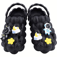 Boys Cartoon Astronaut Bubble Slides Non slip Sandals