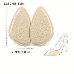 High Heeled Shoes Non Tiring Insole Half Size Pad Women's Non Slip Forefoot Pad