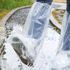 Disposable Rain Boots & Shoe Covers Waterproof Non-slip Footwear