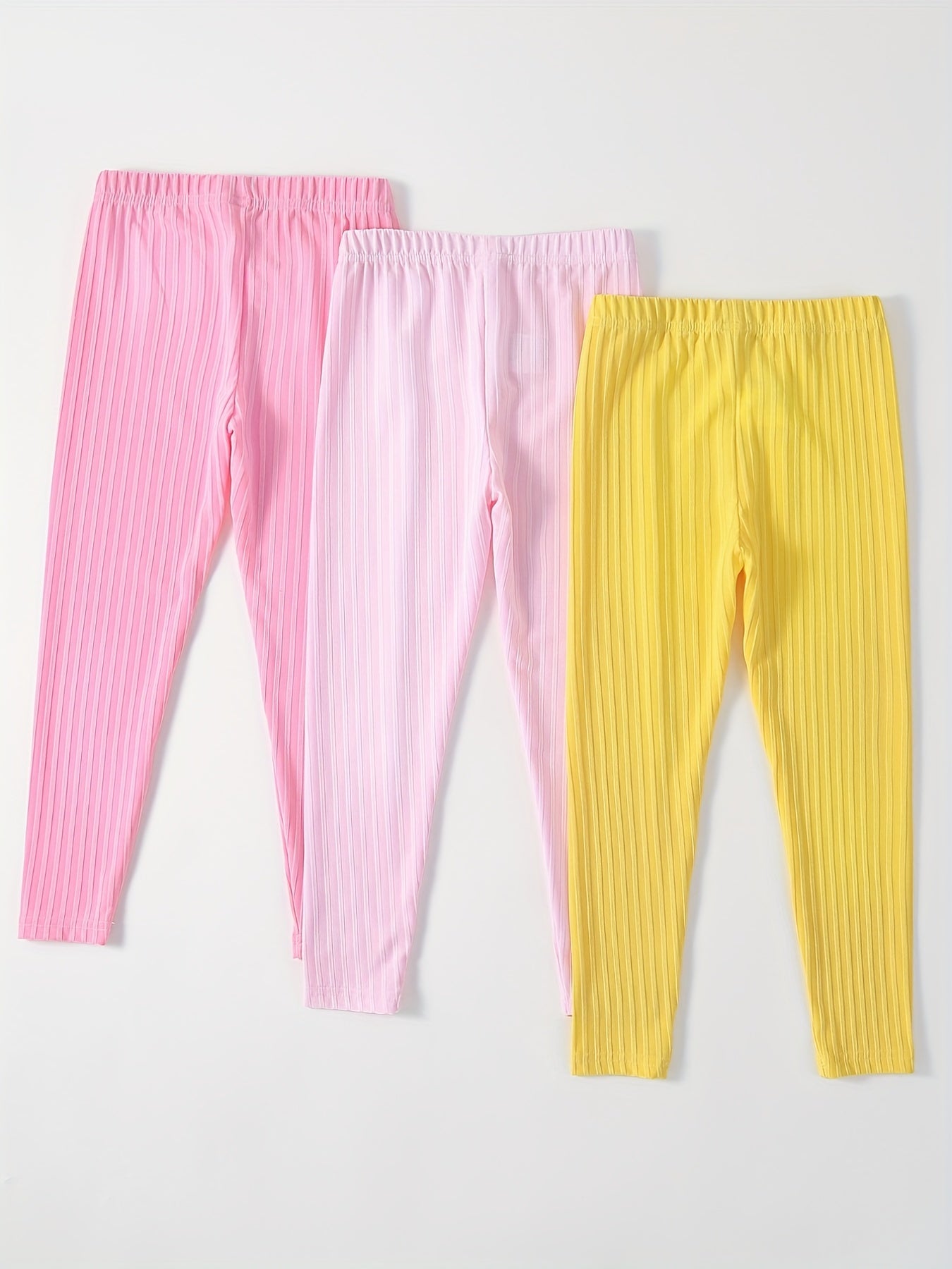 Toddler Girls 3pc Ribbed Knit Leggings Set