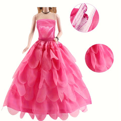 9-Piece Evening Dresses for 29" Dolls with Clothes and Accessories