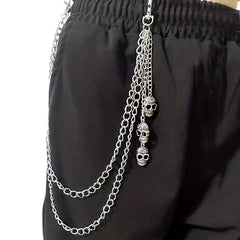 Skull Chains Men's Decorative Pant Chain Jeans Waist Chains