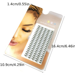 SKONHED 5Rows Individual Lashes Natural Soft Thick Cluster False Eyelashes