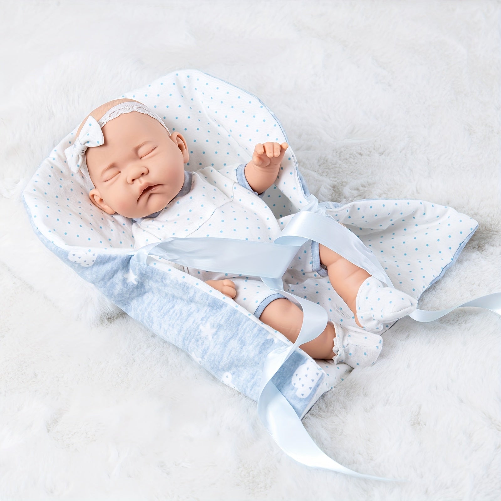 12" Reborn Doll Soft Rubber Toy for Kids - Perfect Birthday Gift