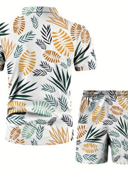 Men's Hawaii T-Shirt & Beach Shorts Matching Set