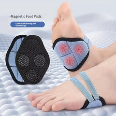 Stretchy Thin Bandage Magnetic Arch Support Foot Pads