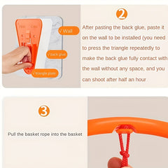 Foldable Basketball Net Space Saving Easy Install
