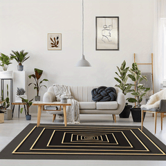 Modern Square Pattern Area Carpet Room Decor Home Decor