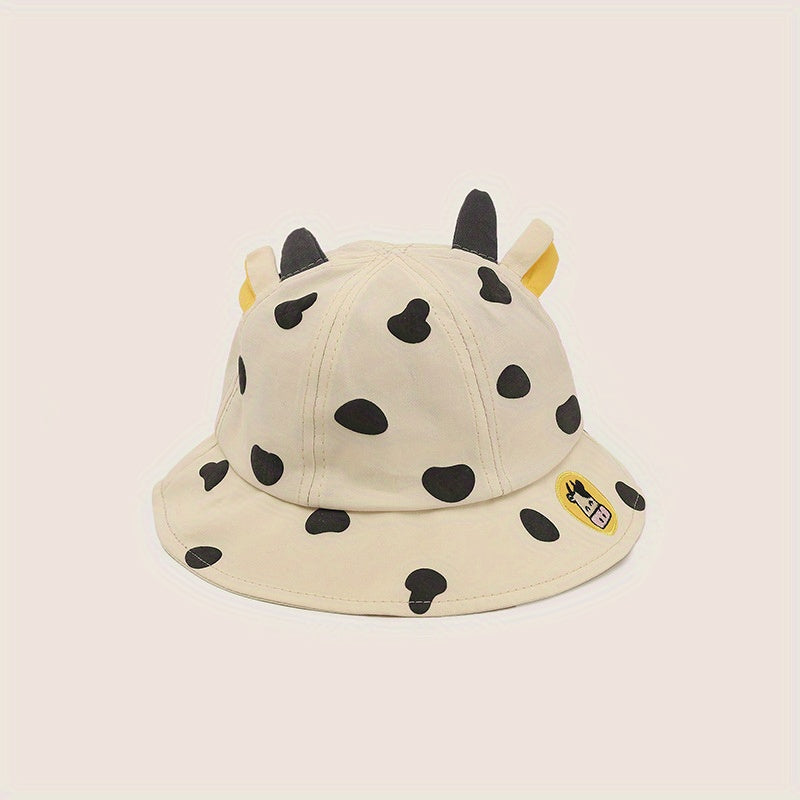 Toddler Cow Sunshade Bucket Hat, 18-60 Months