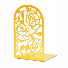 Rose Metal Bookends Desktop Storage Bookshelves