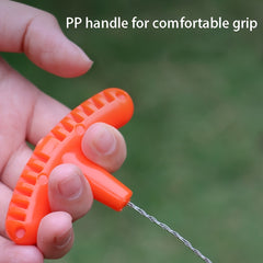 3PC Portable Manual Wire Saw Chain Rope Wildlife Survival Bracelet
